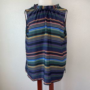 ⭐️LOFT Sleeveless Blouse Top Size L EUC